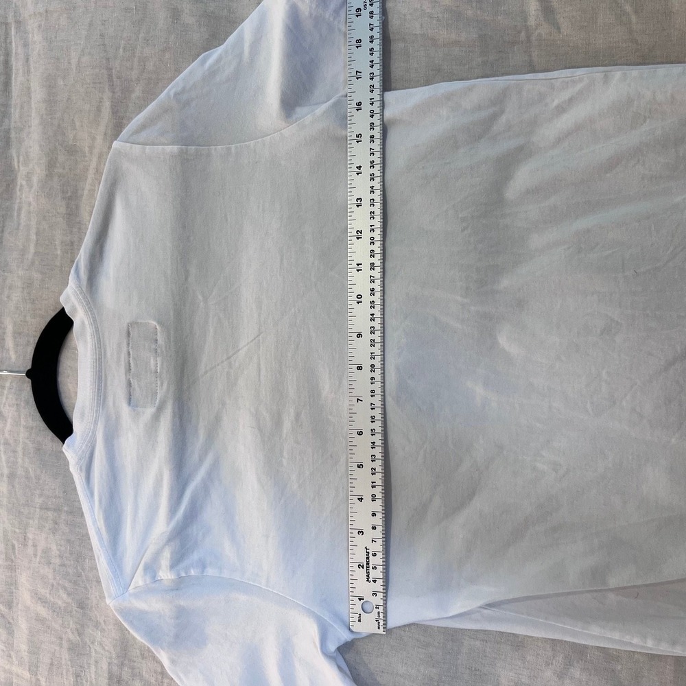 Province of Canada Men's XS Organic Cotton Short Sleeve T-Shirt White - Picture 10 of 12